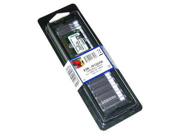 Memoria Kingston de 256MB, Modelo: KTM-TP133/256