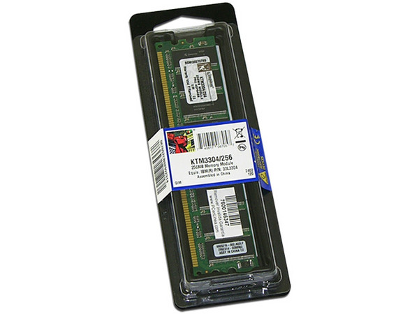 Memoria Kingston de 256MB, Modelo: KTM3304/256