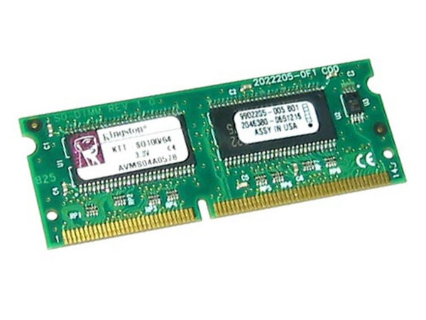 Memoria Kingston de 64MB, Modelo: KTT-SO100/64I