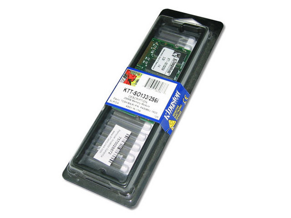 Memoria Kingston de 256MB, Modelo: KTT-SO133/256I