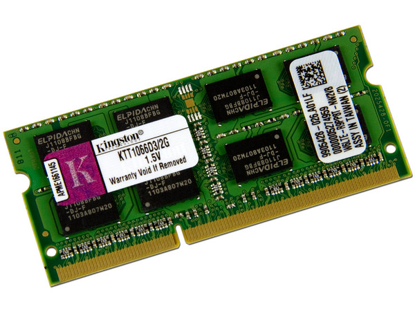 Memoria Kingston de 2GB, Modelo: KTT1066D3/2G