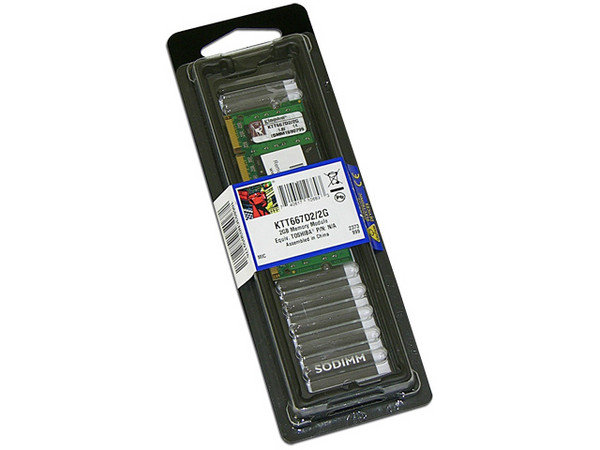 Memoria Kingston DDR2 de 2GB, Modelo: KTT667D22G   