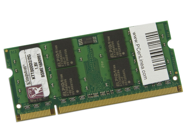 Memoria Kingston de 2GB DDR2, Modelo: KTT800D2/2G.