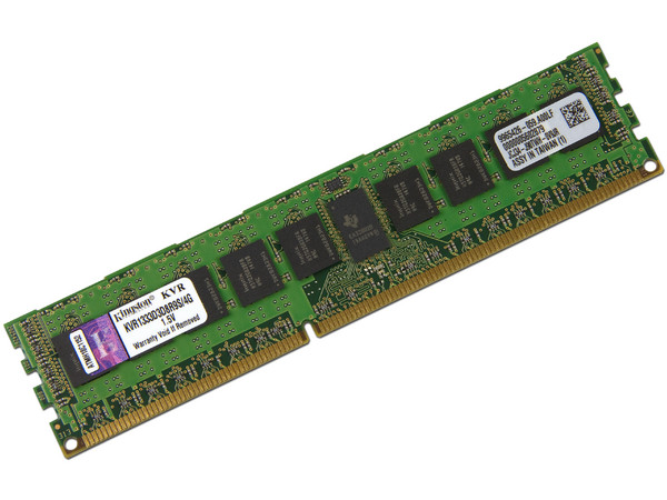 Memoria Kingston DDR3 PC3-10600 (1333Mhz) CL9, ECC, 4GB.