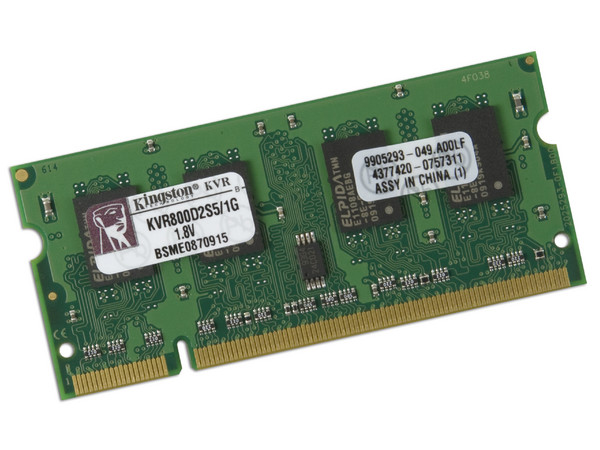 Memoria Kingston SODIMM DDR2 PC2 6400, 200Pines, 1GB