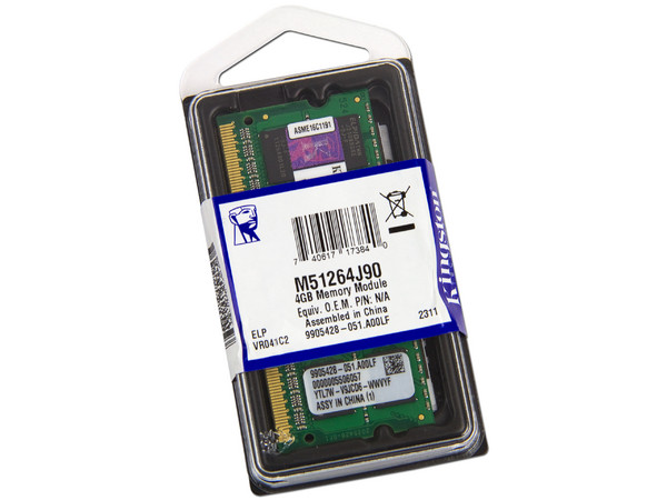 Memoria Kingston de 4GB, Modelo: M51264J90