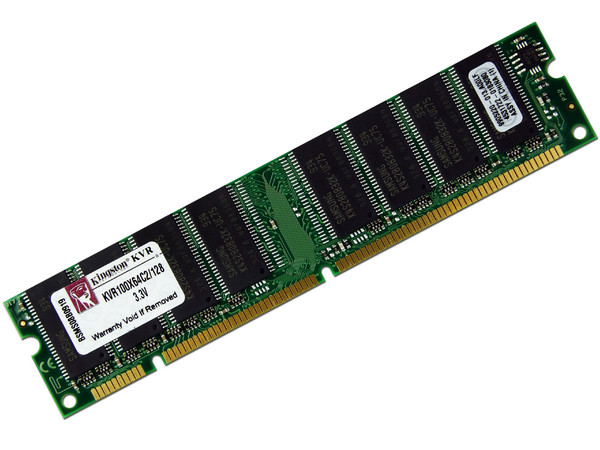 Memoria Kingston DIMM SDRAM PC100, 128MB