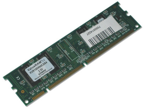 Memoria Kingston DIMM SDRAM PC100, 64MB, CL2