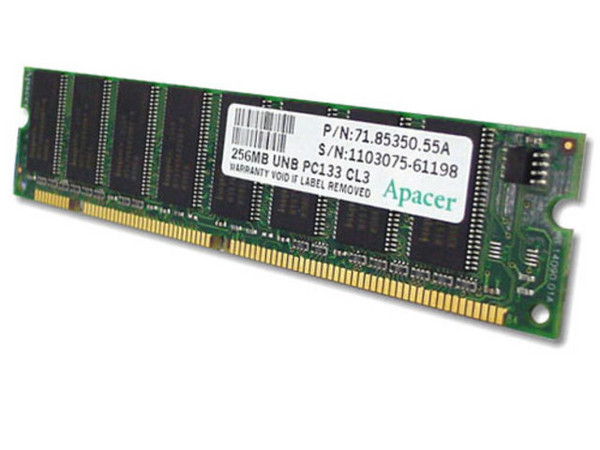 Memoria Apacer DIMM SDRAM PC133, 256MB