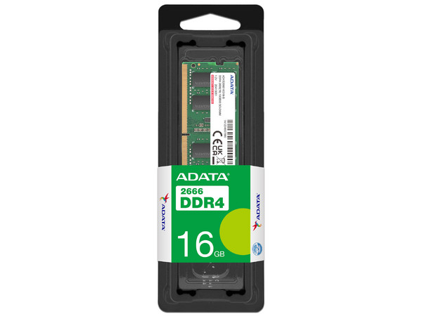 Memoria SODIMM ADATA Premier, DDR4 PC4-21300 (2666MHz), CL19, 16GB.