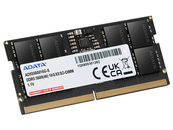 Memoria RAM Adata AD5S560016G-S DDR5, 5600 MHz, 16 GB, CL46.