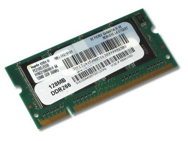 Memoria 128MB DDR PC-2100 para portatil