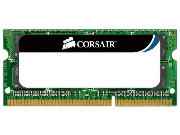 Memoria SODIMM Corsair DDR3 PC3-10664 (1333MHz), 4GB.