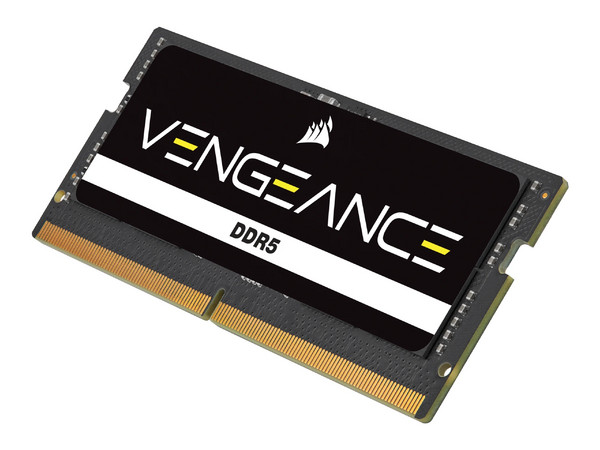 Memoria SODIMM Corsair Vengance, DDR5, PC5-38400 (4800 MHz), 24GB, CL40, Color Negro.