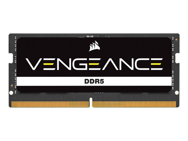 Memoria SODIMM Corsair Vengance, DDR5, PC5-38400 (4800 MHz), 24GB, CL40, Color Negro.