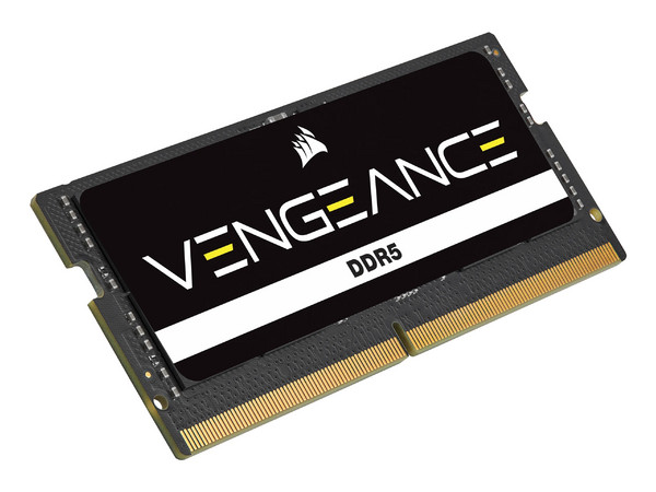 Memoria SODIMM Corsair Vengance, DDR5, PC5-38400 (4800 MHz), 24GB, CL40, Color Negro.