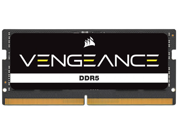 Memoria SO-DIMM CORSAIR Vengeance DDR5 de 24GB (1x24GB), 5600MT/s, PCB Color Negro.