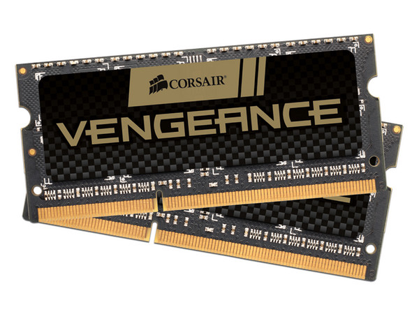 Memoria SODIMM CORSAIR Vengeance DDR3L, CL9, PC3L-12800 (1600MHz), 8 GB, (2 x 4 GB).