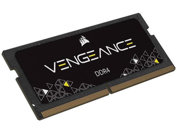 Memoria SODIMM Corsair Vengeance, DDR4 PC4-25600 (3200MHz), CL22, 8GB. Color Negro.