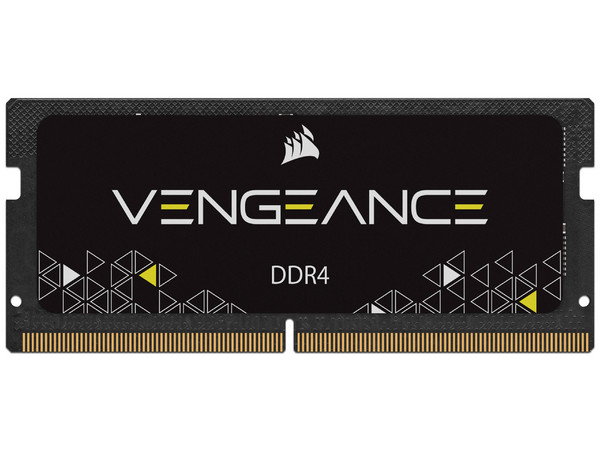 Memoria SODIMM Corsair Vengeance, DDR4 PC4-25600 (3200MHz), CL22, 8GB. Color Negro.