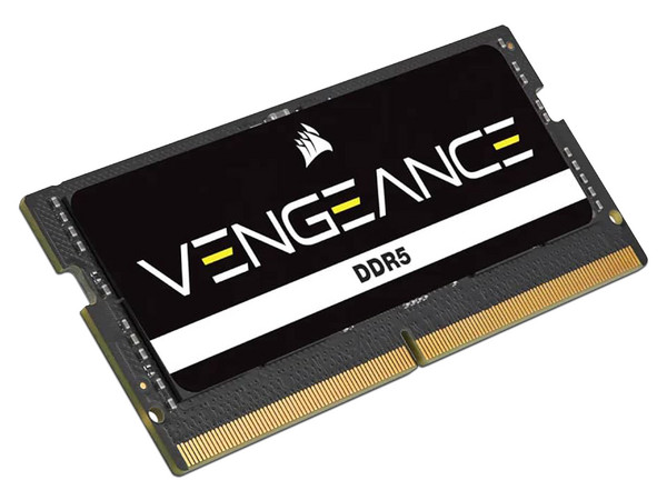 Memoria SODIMM Corsair Vengeance DDR5 PC4-44800 (5600 MHz), 16GB, Color Negro.