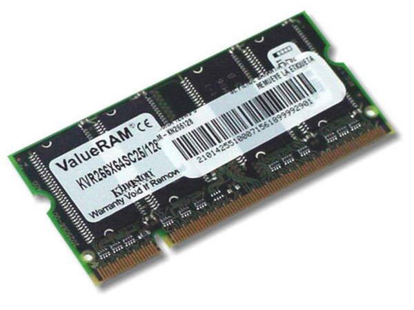 Memoria Kingston SODIMM DDR PC2100, 200Pines, 128Mb