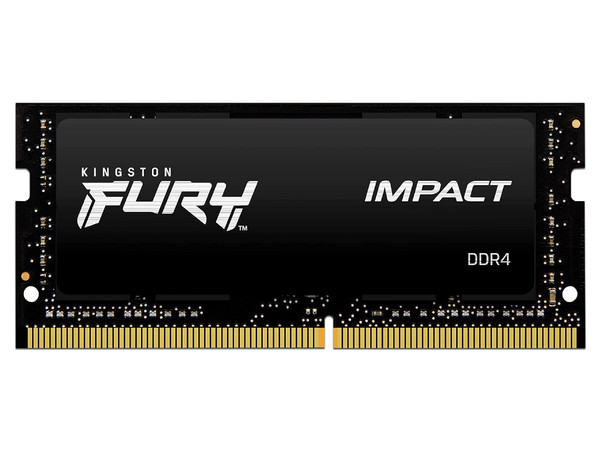 Memoria Kingston SODIMM Fury Impact DDR4 PC4-25600 (3200MHz) CL20, 64 GB (2 x 32GB).