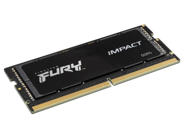 Memoria SODIMM Kingston Fury Impact DDR5 PC5-38400 (4800MHz), CL38, 16GB.