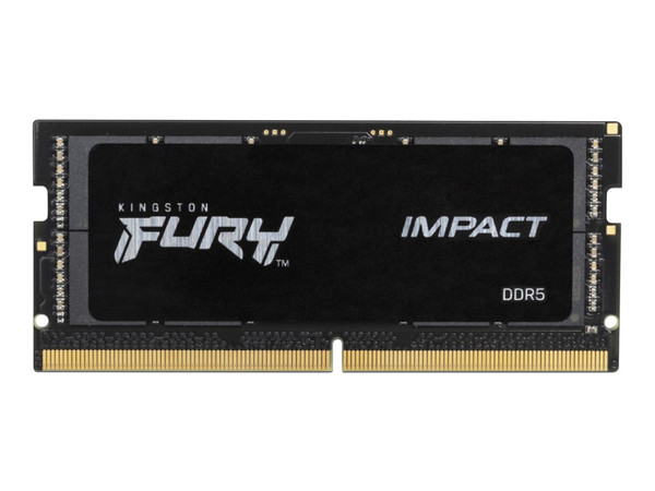 Memoria SODIMM Kingston Fury Impact DDR5 PC5-38400 (4800MHz), CL38, 32GB.