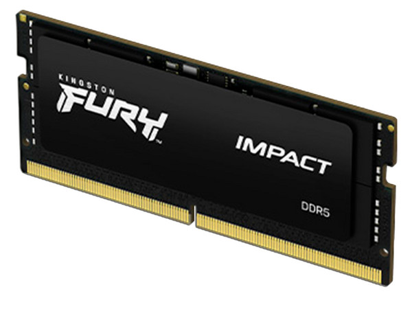 Memoria SODIMM Kingston Fury Impact DDR5 PC5-38400 (4800MHz), CL38, 32GB.