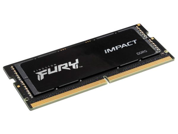 Memoria SODIMM Kingston Fury Impact DDR5 PC5-38400 (4800MHz), CL38, 32GB.