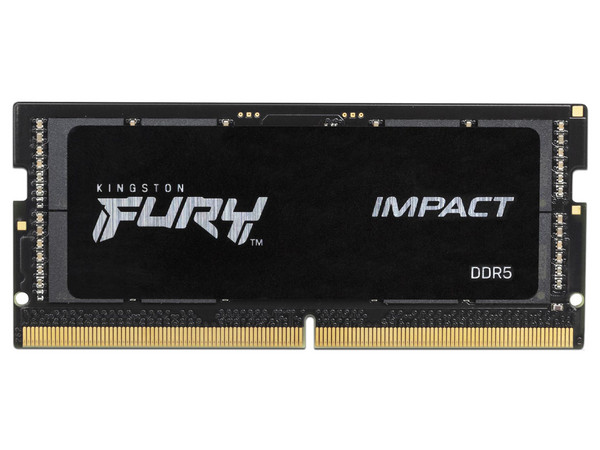 Memoria SODIMM Kingston Fury Impact DDR5 PC5-38400 (4800MHz), CL38, 8GB.