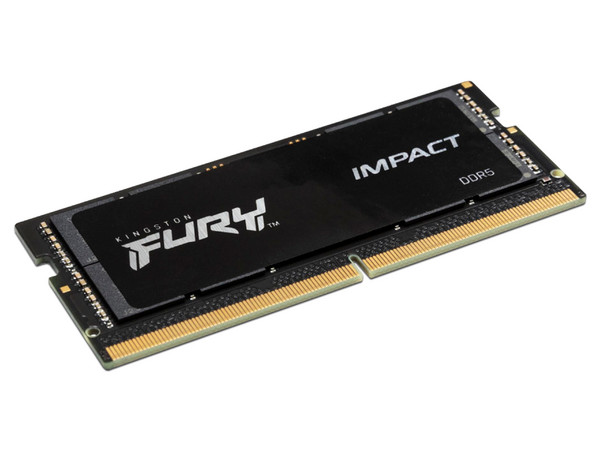Memoria SODIMM Kingston FURY Impact Black, DDR5 PC5-44800 (5600MHz), Non-ECC , CL40, 32GB.