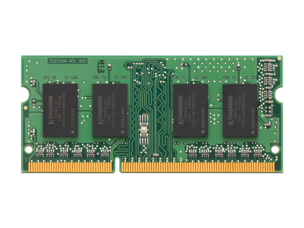 Memoria SODIMM Kingston DDR3 PC3-12800 (1600 MHz), CL11, 4GB.