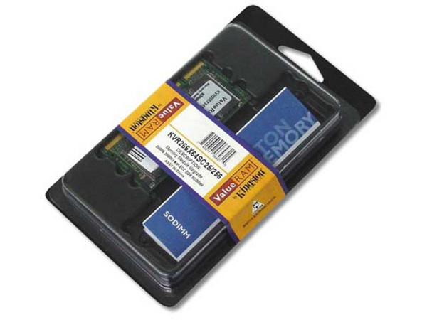 Memoria Kingston SODIMM DDR PC2100, 200Pines, 256Mb