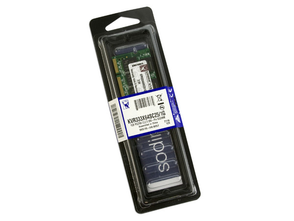 Memoria Kingston SODIMM DDR PC2700, 200Pines, 1GB