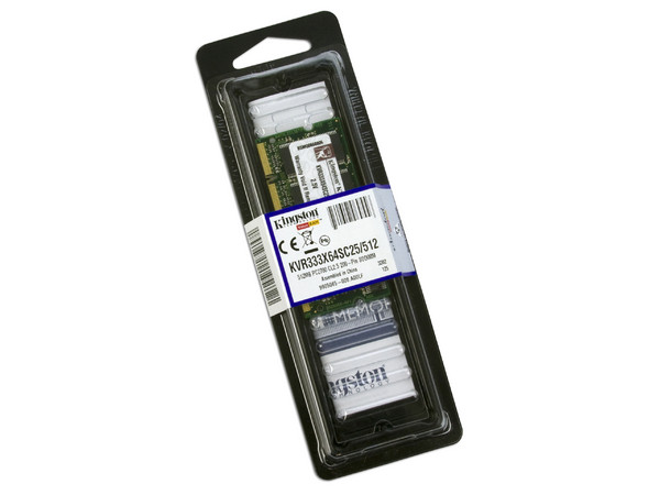 Memoria Kingston SODIMM DDR PC2700, 200Pines, 512MB