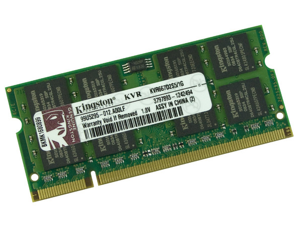 Memoria Kingston SODIMM DDR2 PC2 5300, 200Pines, 1GB