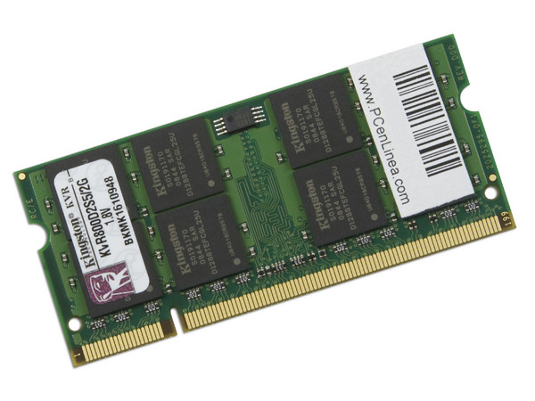 Memoria Kingston SODIMM DDR2 PC2 6400, 200Pines, 2GB