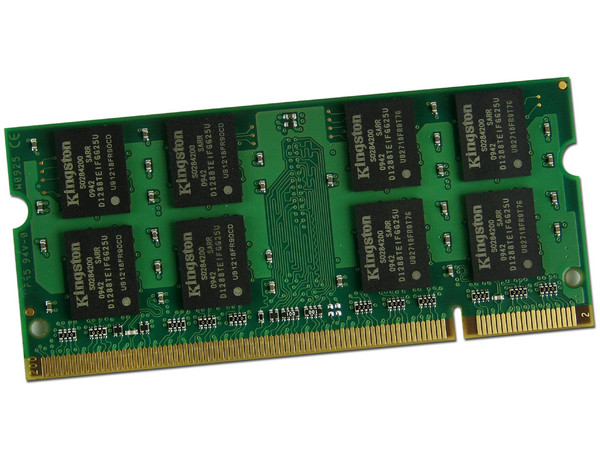 Memoria Kingston SODIMM DDR2 PC2 6400, 200Pines, 2GB.