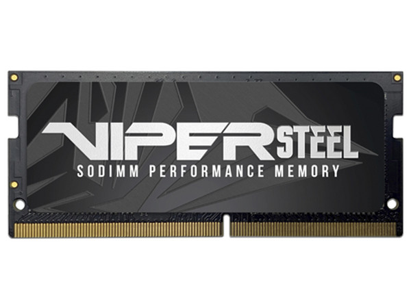 Memoria SODIMM PATRIOT VIPER STEEL DDR4 PC4-25600 (3200MHz), CL18, 16GB.