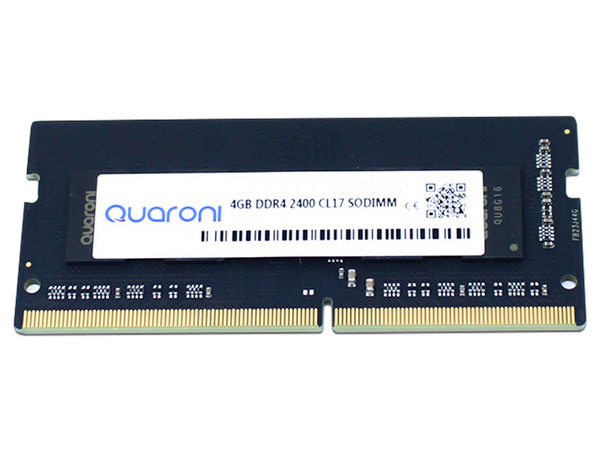 Memoria SODIMM Quaroni DDR4, PC4-19200 (2400MHz), CL17, 4GB.