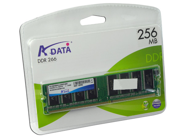 Memoria ADATA DDR DIMM PC2100 (266Mhz), 256MB