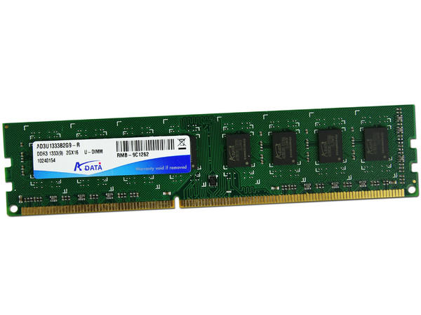 Memoria ADATA DDR3, PC3-10600 (1333Mhz), 2GB