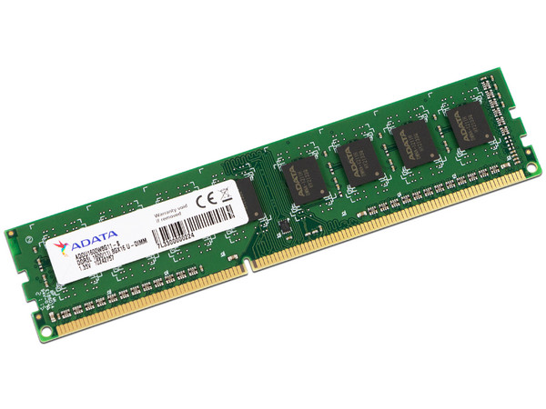 Memoria DIMM ADATA DDR3L, PC3-12800 (1600MHz), 8GB.