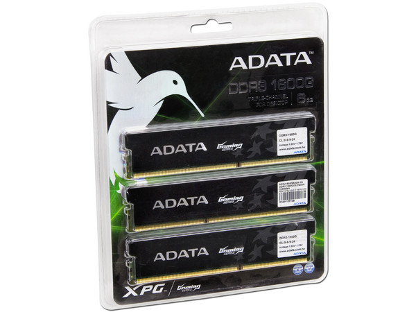 Memoria ADATA Gaming de 6GB (3x2GB) DDR3 1600MHz
