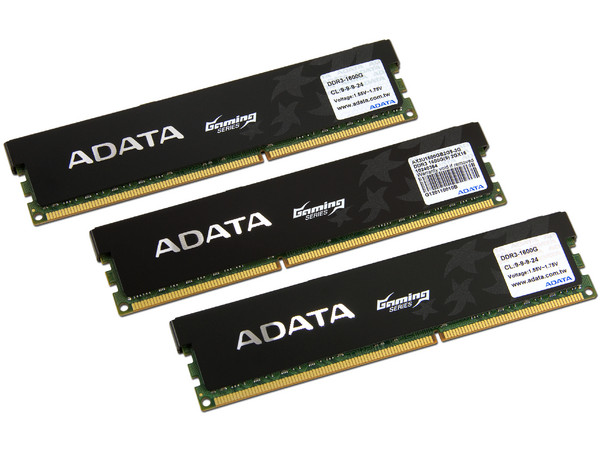 Memoria ADATA Gaming de 6GB (3x2GB) DDR3 1600MHz