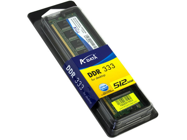 Memoria ADATA DDR DIMM PC2700 (333Mhz), 512MB