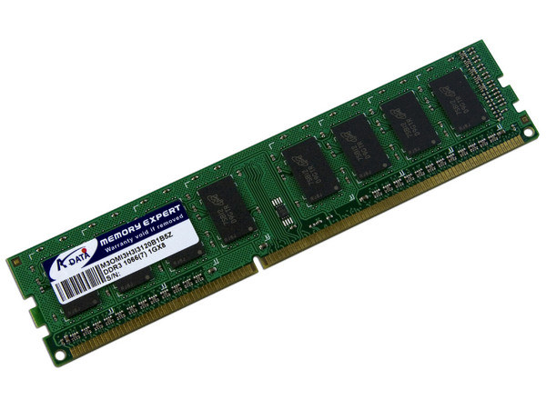 Memoria ADATA DDR3, PC3-8500 (1066Mhz), 1GB