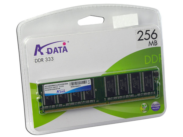 Memoria ADATA DDR DIMM PC2700 (333Mhz), 256MB
